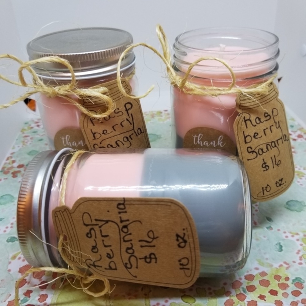 Raspberry Sangria Handmade Candle - Host Pick
